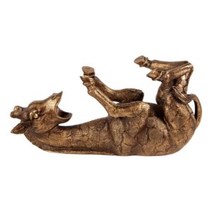 Clayre & Eef Flaschenhalter Giraffe Gold