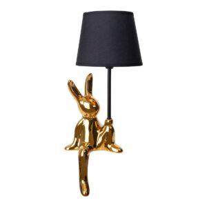 Näve Hasen-Tischlampe Keramik (45 cm) – Elegante Designer-Leuchte mit Schirm