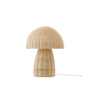 KidsDepot Rattan-Tischlampe  – BoHo Kinderzimmer Leuchte